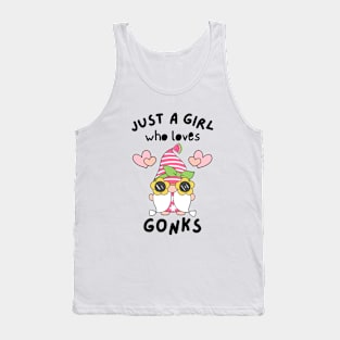 Just A Girl Who Loves Gonks Summer Tank Top